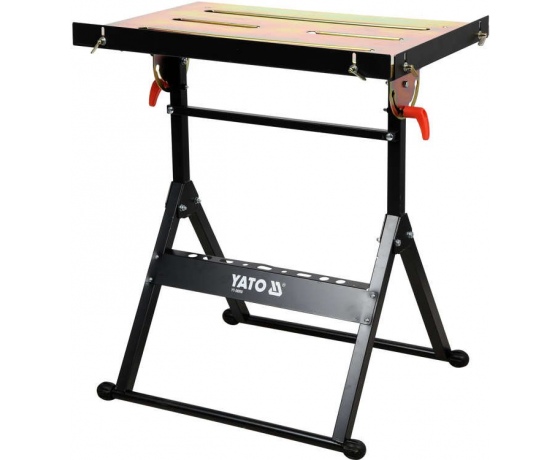 Фото 2 - Стіл розкладний для зварювальних робіт YATO, 66x 59x 83 cм, макс. навантаж.- 150 кг