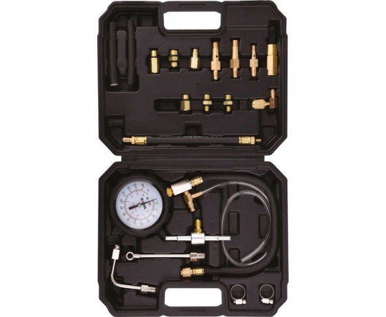 Фото 2 - Тестер вприску палива у двигунах YATO: 0-1 МПа, зі спорядженням, 20 шт + кейс