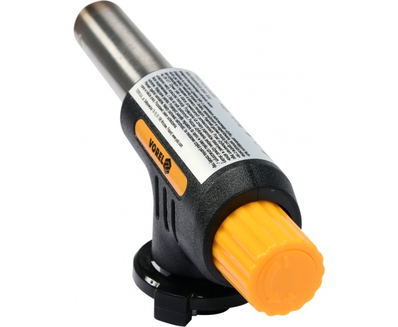 Фото 4 - Газовий пальник VOREL з п`єзозапалом; тип з`єднання EN417 макс. t=1300°C, P= 1,3 кВт