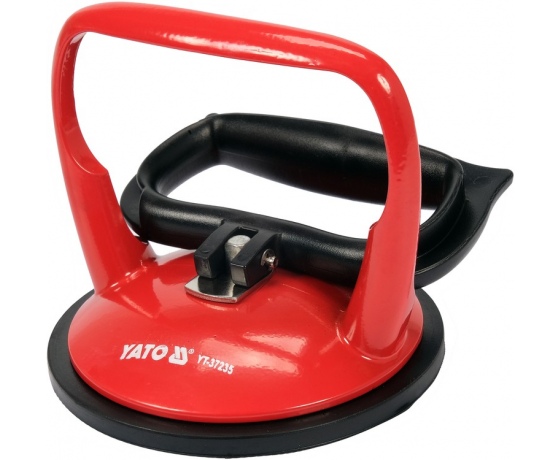 Фото 2 - Присоска для монтажу скла одинарна YATO: чашка Ø= 125 мм, m= 60 кг