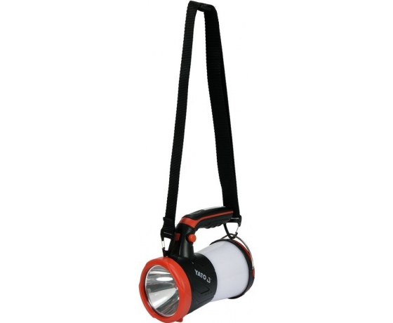 Фото 6 - Ліхтар LED-діодний акумулятор YATO Li-Ion 3.7 В, 15 Вт, 600-1200 Лм, з ручкою, зарядний USB пристрій