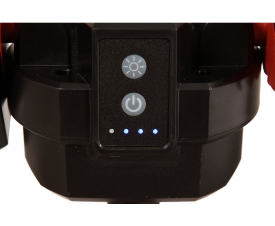 Фото 4 - Прожектори 2 шт. 2828 SMD-діодні YATO: акумул. 4,7 В, 500-5000 Lm, на штативі h= 95-140 см