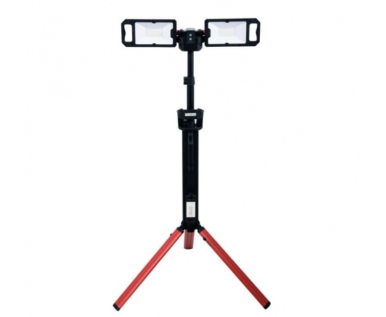 Фото 2 - Прожектори 2 шт. 2828 SMD-діодні YATO: акумул. 4,7 В, 500-5000 Lm, на штативі h= 95-140 см