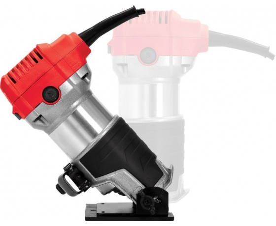 Фото 4 - Фрезер ручний по крайці ламінатів мережевий YATO: 710 Вт, цанга Ø= 6, 8 мм, хід- 20 мм, нахил- 45°