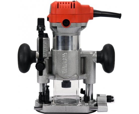 Фото 5 - Фрезер ручний по крайці ламінатів мережевий YATO: 710 Вт, цанга Ø= 6, 8 мм, хід- 20 мм, нахил- 45°