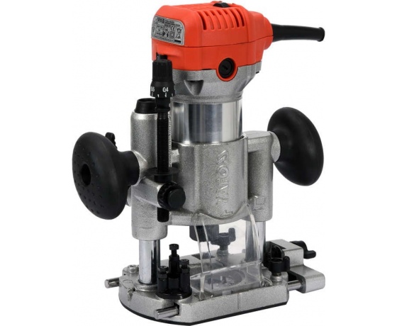 Фото 2 - Фрезер ручний по крайці ламінатів мережевий YATO: 710 Вт, цанга Ø= 6, 8 мм, хід- 20 мм, нахил- 45°