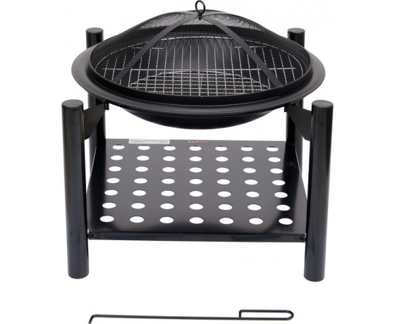 Фото 2 - Гриль з руштиними гратами  LUND Ø= 50 см і полицею для дров
