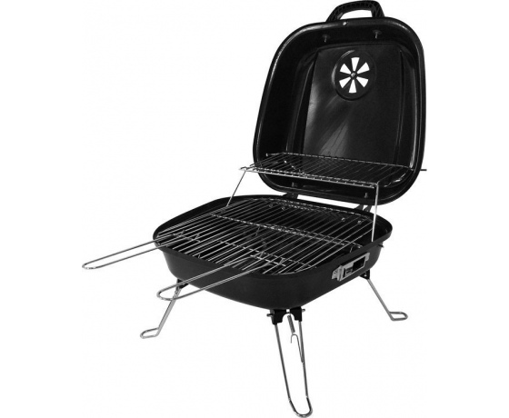 Фото 2 - Гриль переносний, вугільний  LUND, 33х 35,5 см, на 4 розкладних ніжках