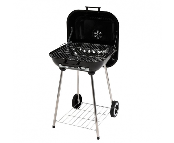 Фото 3 - Гриль прямокутний вугільний  LUND,40х45 см, на 4 ніжках (з 2 колесами) з кришкою