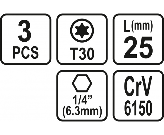Фото 3 - Насадка викруткова STHOR 