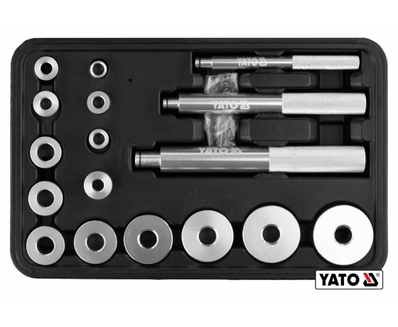 Фото 2 - Засоби для встановлення підшипників і ущільнювачів YATO 17 шт