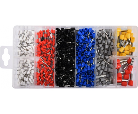 Фото 2 - Набір електричних роз'ємів YATO 8 різних розмірів 685 шт. в футлярі