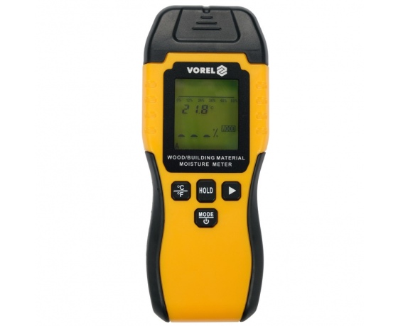Фото 2 - Вологомір електронний для деревини і будматеріалів YATO; діапазон вологості 6- 60% дерево, 1,5- 33%