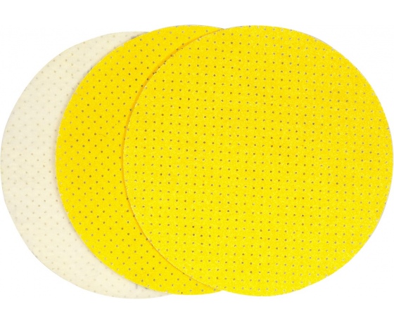 Фото 2 - Диск шліфувальний перфорований на липучці по штукатурці до шліфмашини YATO: G220, Ø= 225 мм, 3 шт