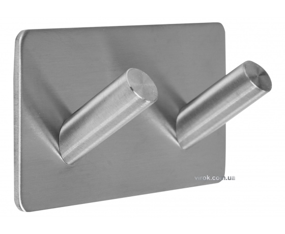 Фото 2 - Гачок подвійний косий на двосторонньому скотчі FALA 45 х 90 х 25 мм