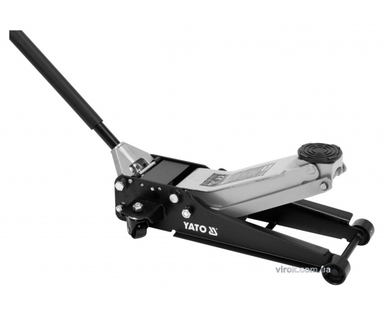 Фото 2 - Домкрат гідравлічний підкатний низькопрофільний YATO 2.5 т 85-520 мм
