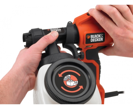 Фото 3 - Пульверизатор мережевий Black+Decker 400 Вт 1.18 л