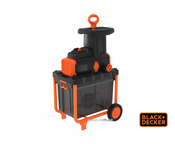 Фото 2 - Подрібнювач садибний Black+Decker 2800 Вт для гілок Ø45 мм