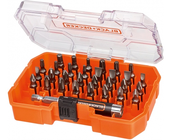 Фото 2 - Викруткові насадки B&D з посадним 6-гран.- 1/4