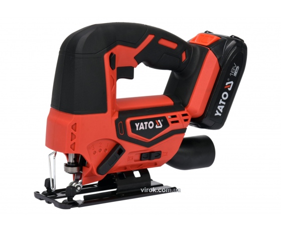 Фото 2 - Лобзик акумуляторний YATO Li-Ion 18 В 2 Агод 50 мм