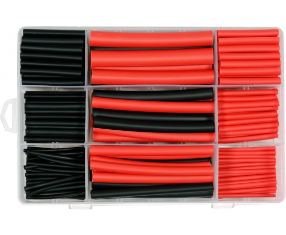 Фото 2 - Кембрики термоусадні до t=125°C з клеєм YATO : різних розмірів, 270 шт