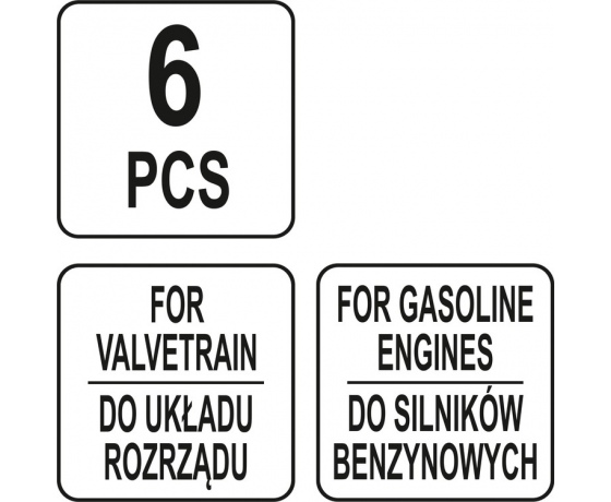 Фото 6 - Фіксатори приводів газорозподільного механізму бензин. двигуна FIAT YATO, 6 шт.