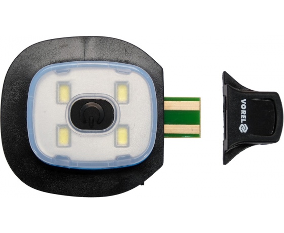 Фото 3 - Шапка зимова темно-синя VOREL з акумуляторним- 3,7 В ліхтарем 120 Lm