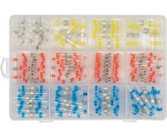 Фото 3 - Кембрики термоусадні при t≤ 105°C з припоєм YATO, для провідників 0,25- 6,0 мм², 220 шт