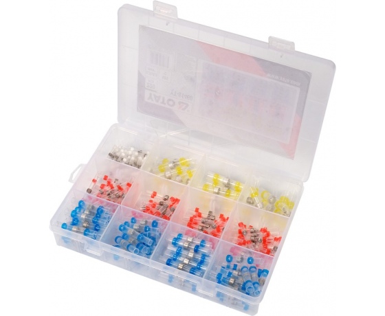 Фото 2 - Кембрики термоусадні при t≤ 105°C з припоєм YATO, для провідників 0,25- 6,0 мм², 220 шт