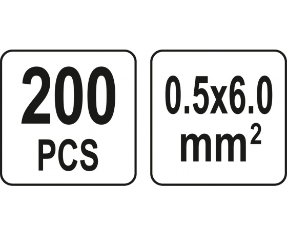 Фото 5 - Кембрики термоусадні при t≤ 105°C з припоєм YATO, для провідників 0,5- 6,0 мм², 200 шт