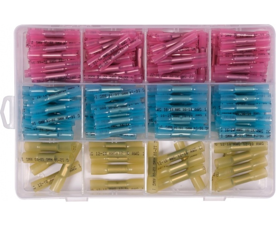 Фото 2 - Кембрики термоусадні при t≤ 105°C з припоєм YATO, для провідників 0,5- 6,0 мм², 200 шт