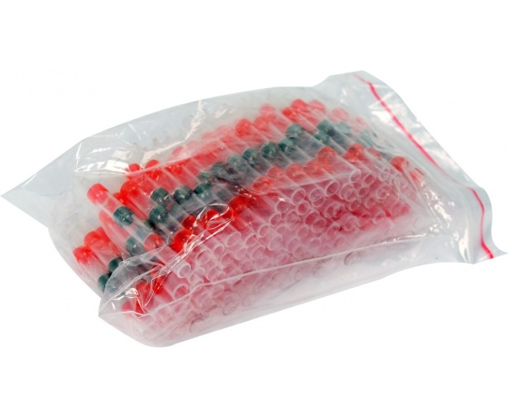 Фото 4 - Кембрики термоусадні при t≤ 105°C з припоєм YATO, прозорі, для провідників 0.5- 1,5 мм², 100 шт