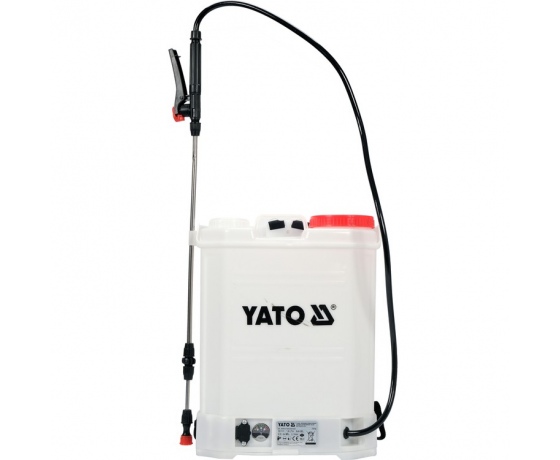 Фото 4 - Оприскувач акумуляторний від сонячної батареї YATO, 12 В, 8 Агод, бак- 16л, продуктивность- 3.1 л/хв