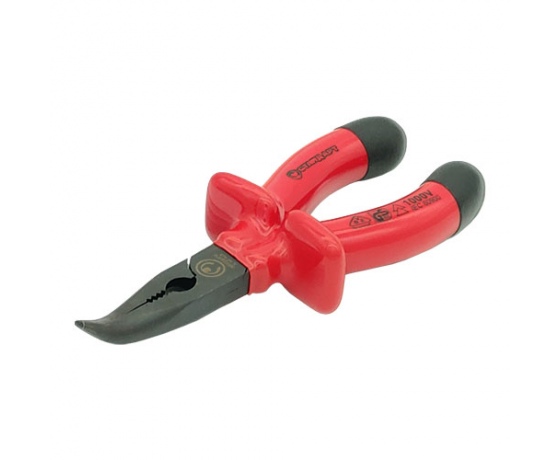 Фото 2 - Плоскогубцы с удлиненными губками 6 загнутые изолированные ручки 1000 В   СТАНДАРТ  IBN0106