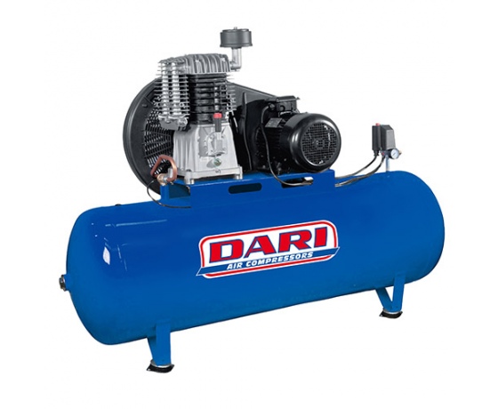 Фото 2 - Компрессор поршневой с ременным приводом Vрес=500л 840л/мин 380V 5,5кВт DARI DEF500-840-380-ITALY