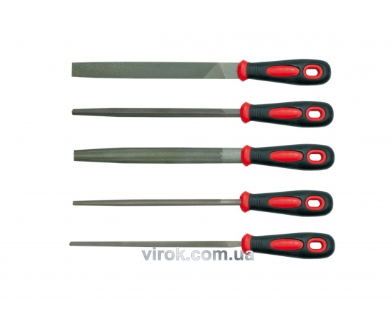 Фото 2 - Набір напильників VOREL 200 мм 5 шт