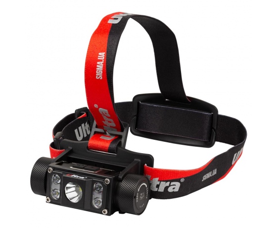 Фото 2 - LED фонарь налобный аккумуляторный 1000Лм Li-ion 21700 4000мАч ULTRA (5390032)