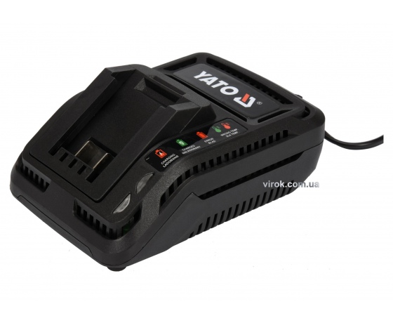 Фото 2 - Зарядний пристрій YATO до акумуляторів Li-Ion 18 В від електромережі 230 В