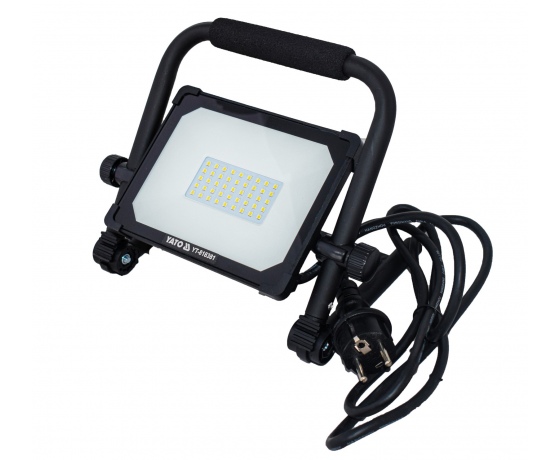 Фото 2 - Прожектор переносний з SMD-діодним випромінювачем YATO : 30 Вт, 230 В, 2850 лм, 45 діодів