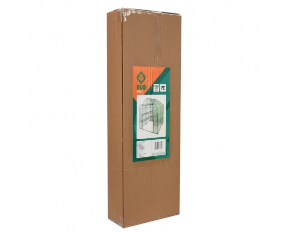 Фото 3 - Теплиця-міні присадибна складана FLO, 8 полиць, 143х 143х 195 см з плівкою ПВХ