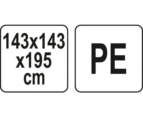 Фото 4 - Теплиця-міні присадибна складана FLO, 8 полиць, 143х 143х 195 см з плівкою ПВХ