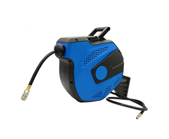 Фото 2 - Шланг воздушный полиуретановый армированный на катушке 10x14,5мм 15м  с быстроразъемными соединениями AIRKRAFT AHC-35D