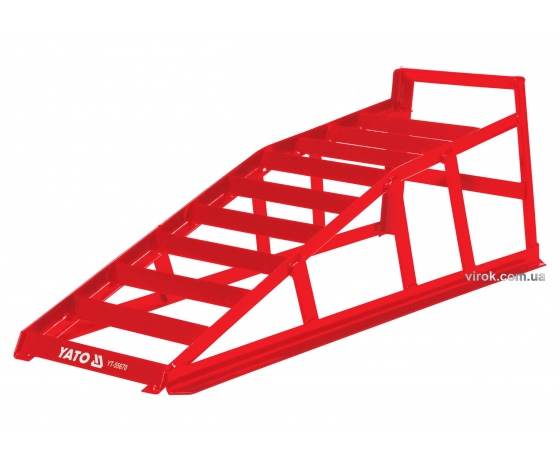 Фото 2 - Естакада для автомобіля під одне колесо YATO 1 т 815 х 305 х 200 мм