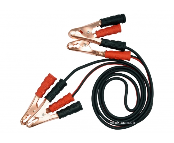 Фото 2 - Кабелі пускові до акумулятора YATO 200 A 2.5 м 2 шт