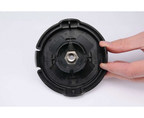 Фото 9 - Головка для кріплення жилки до газонокосарок FLO: Ø=2- 2,4 мм, 5 адаптерів, Ø= 108 мм, h= 58 мм