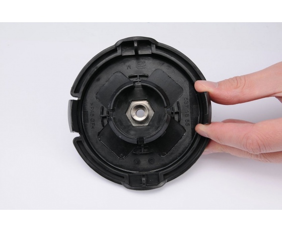 Фото 7 - Головка для кріплення жилки до газонокосарок FLO: Ø=2,4- 2,7 мм, 5 адаптерів, Ø= 123 мм, h= 70 мм