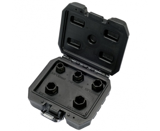 Фото 4 - Набір головок для видал. зломаних гвинтів YATO : квадрат 3/8