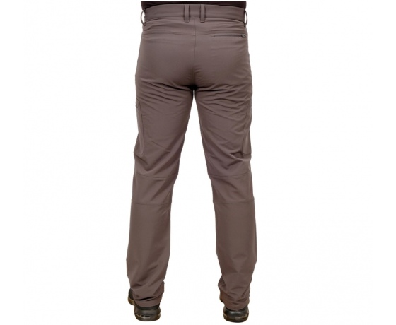 Фото 6 - Штани робочі для літнього сезону, сірі YATO, розмір L; 5 кишень, 94%- поліестер, 6%-еластан