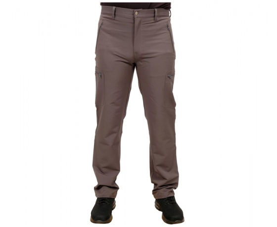 Фото 4 - Штани робочі для літнього сезону, сірі YATO, розмір М; 5 кишень, 94%- поліестер, 6%-еластан