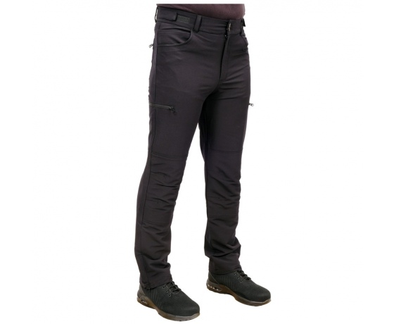 Фото 3 - Штани робочі для літнього сезону, чорні YATO, розмір XXL; 7 кишень, 94%- поліестер, 6%-еластан